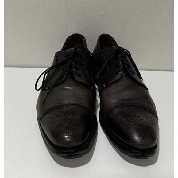 Magnanni men size 11 M lace up shoes cap toe oxford gray leather main image 12